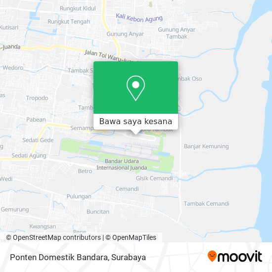 Peta Ponten Domestik Bandara