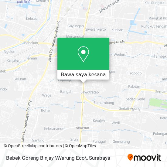 Peta Bebek Goreng Binjay \Warung Eco\