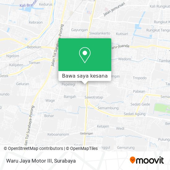 Peta Waru Jaya Motor III