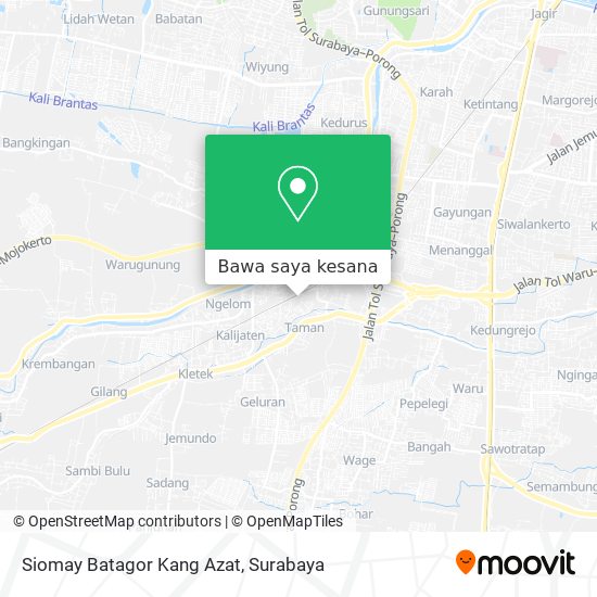 Peta Siomay Batagor Kang Azat
