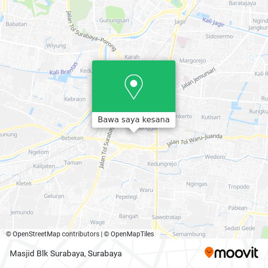 Peta Masjid Blk Surabaya