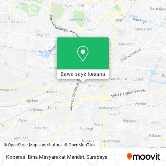 Peta Koperasi Bina Masyarakat Mandiri