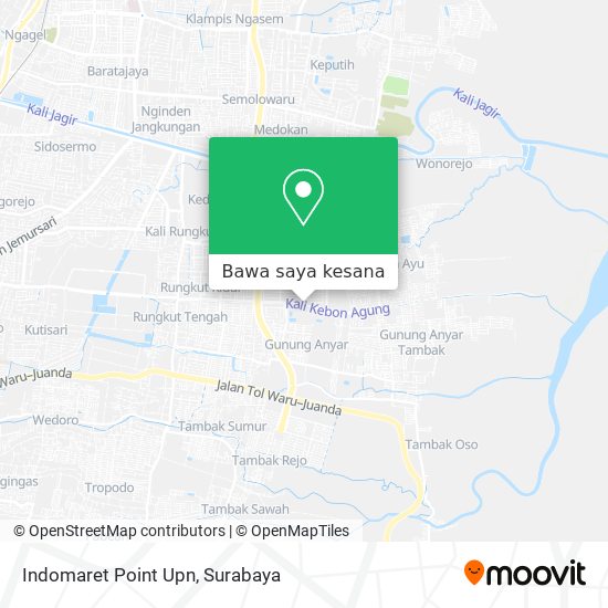 Peta Indomaret Point Upn