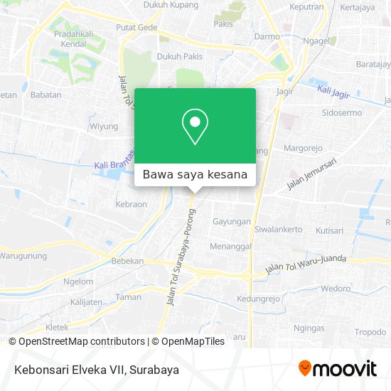 Peta Kebonsari Elveka VII