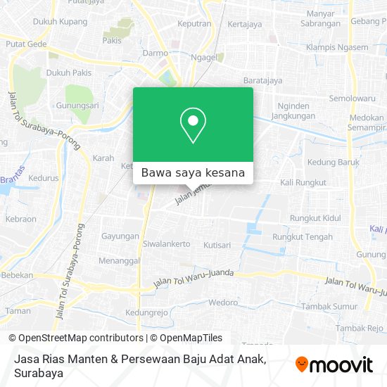 Peta Jasa Rias Manten & Persewaan Baju Adat Anak