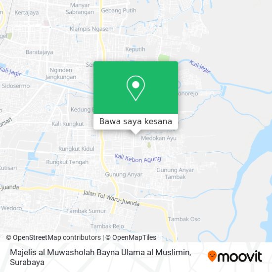 Peta Majelis al Muwasholah Bayna Ulama al Muslimin