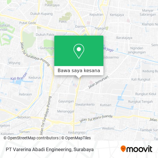 Peta PT Varerina Abadi Engineering