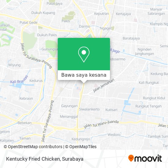 Peta Kentucky Fried Chicken