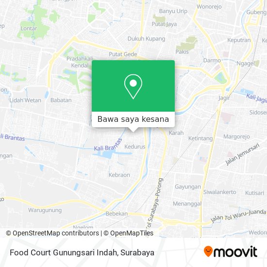 Peta Food Court Gunungsari Indah