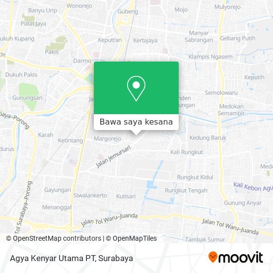 Peta Agya Kenyar Utama PT