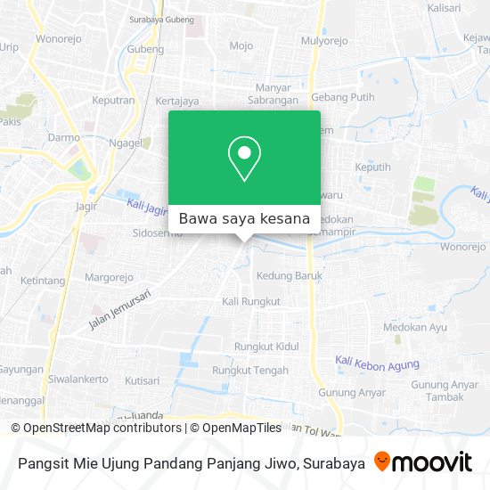 Peta Pangsit Mie Ujung Pandang Panjang Jiwo