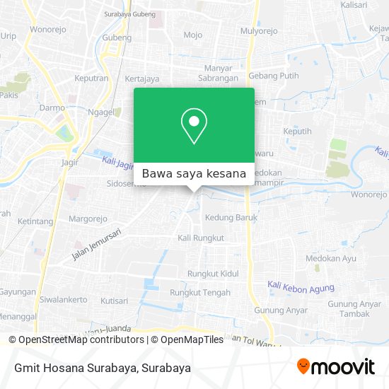 Peta Gmit Hosana Surabaya