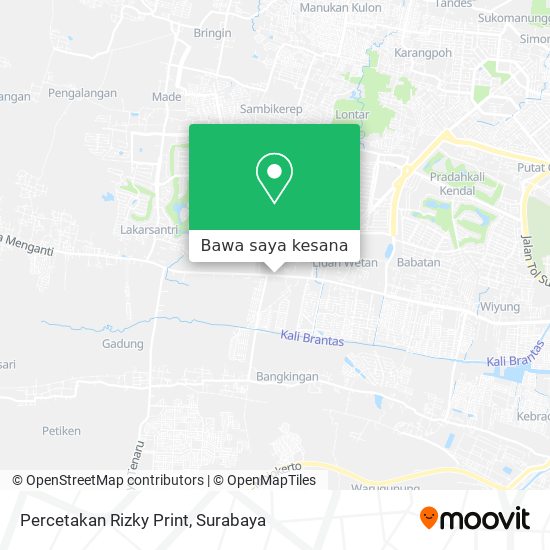 Peta Percetakan Rizky Print