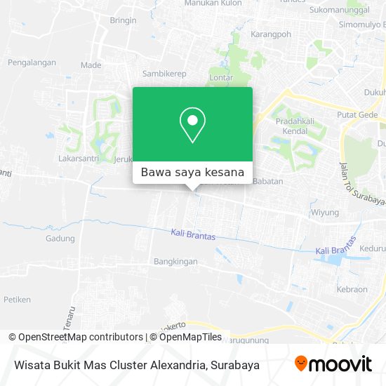 Peta Wisata Bukit Mas Cluster Alexandria