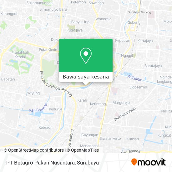 Peta PT Betagro Pakan Nusantara