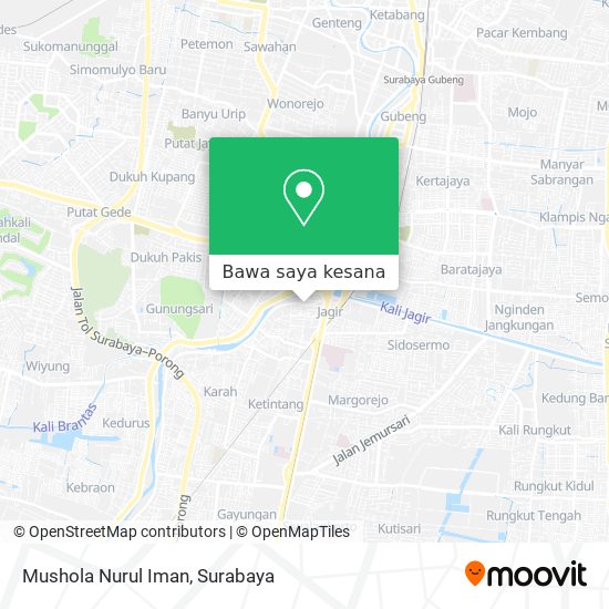 Peta Mushola Nurul Iman