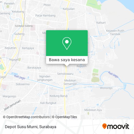 Peta Depot Susu Murni
