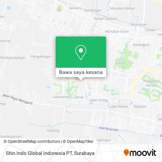 Peta Shin Indo Global Indonesia PT