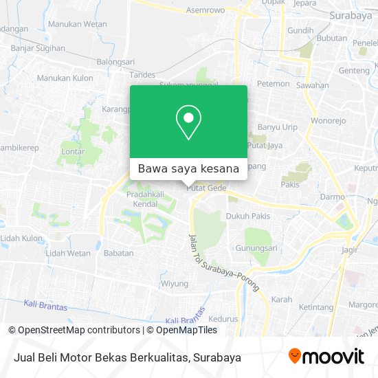 Peta Jual Beli Motor Bekas Berkualitas