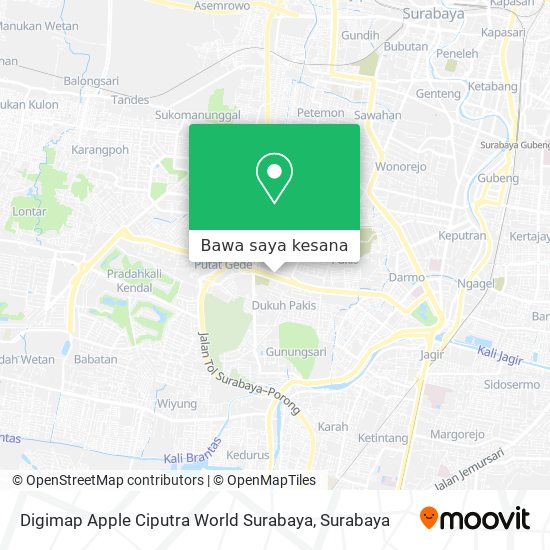Peta Digimap Apple Ciputra World Surabaya