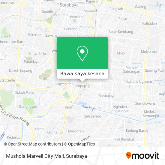 Peta Mushola Marvell City Mall