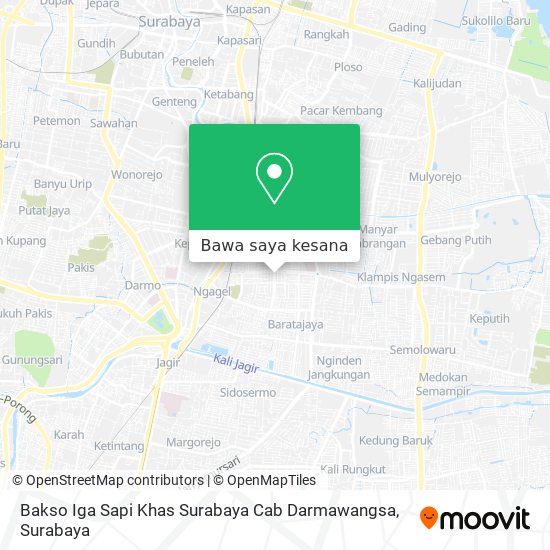 Peta Bakso Iga Sapi Khas Surabaya Cab Darmawangsa