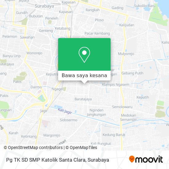 Peta Pg TK SD SMP Katolik Santa Clara