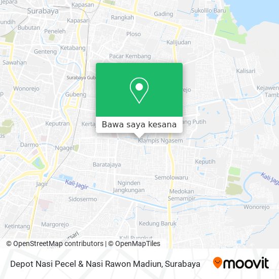 Peta Depot Nasi Pecel & Nasi Rawon Madiun