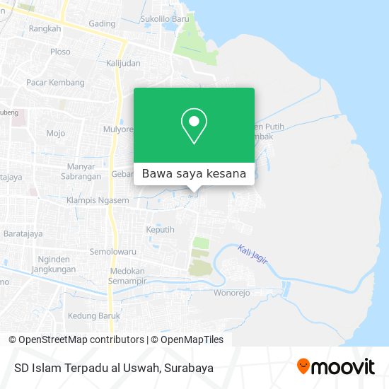 Peta SD Islam Terpadu al Uswah