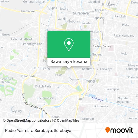 Peta Radio Yasmara Surabaya