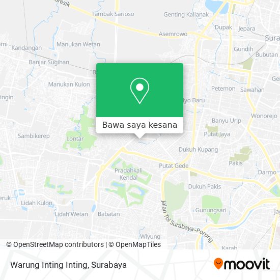 Peta Warung Inting Inting