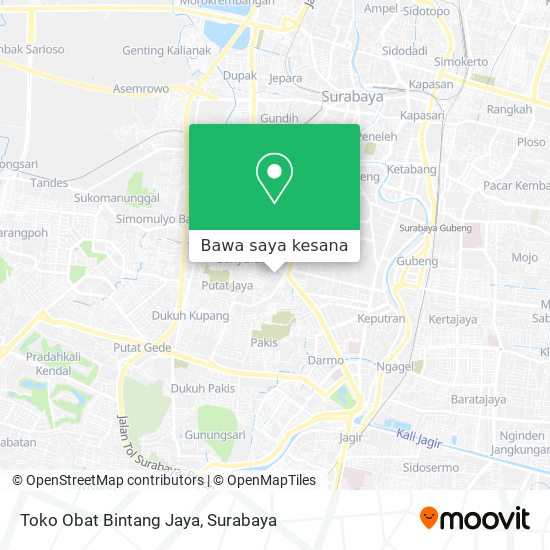 Peta Toko Obat Bintang Jaya