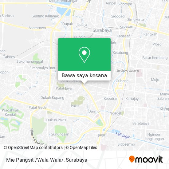 Peta Mie Pangsit /Wala-Wala/