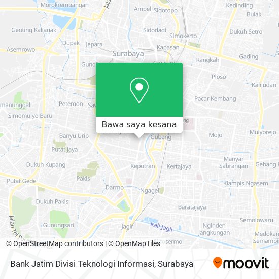 Peta Bank Jatim Divisi Teknologi Informasi