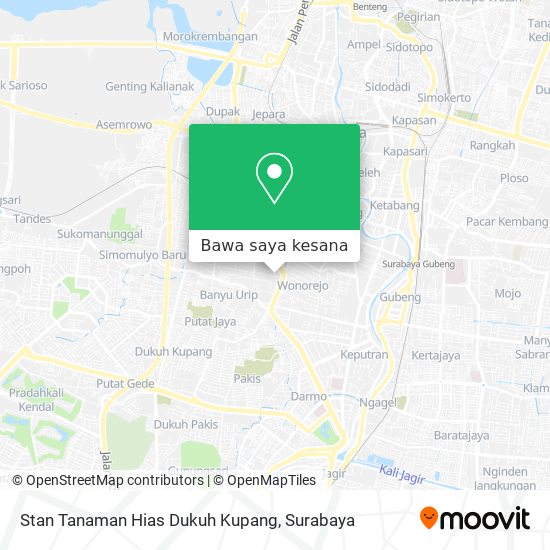 Peta Stan Tanaman Hias Dukuh Kupang