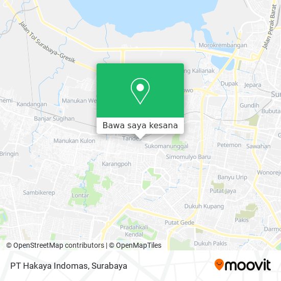 Peta PT Hakaya Indomas