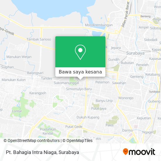 Peta Pt. Bahagia Intra Niaga