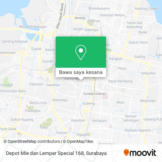 Peta Depot Mie dan Lemper Special 168