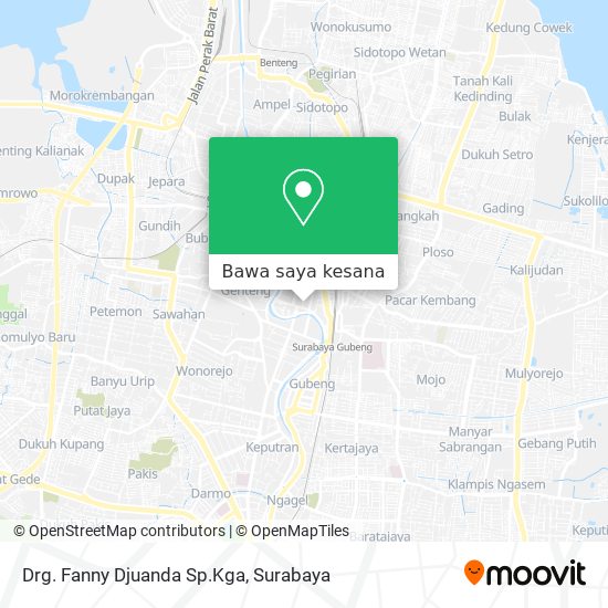 Peta Drg. Fanny Djuanda Sp.Kga