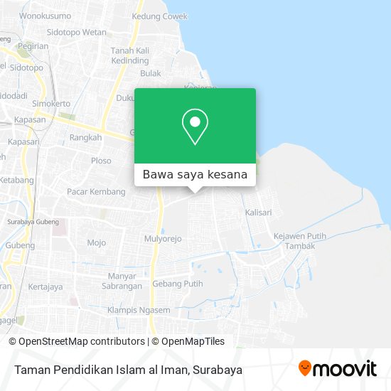 Peta Taman Pendidikan Islam al Iman