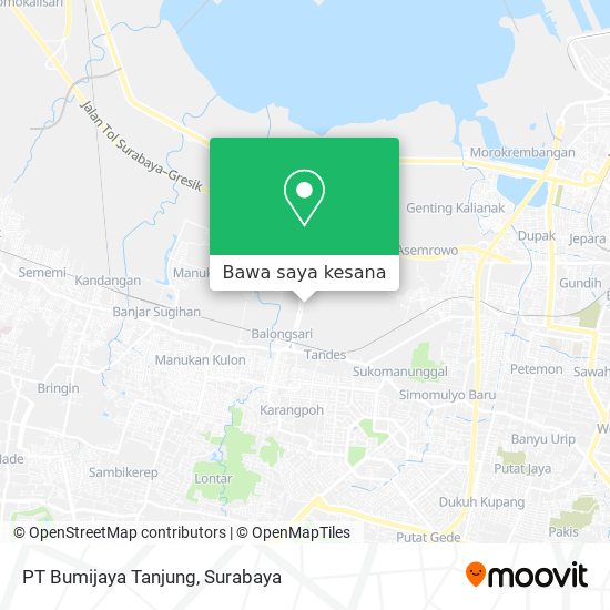 Peta PT Bumijaya Tanjung