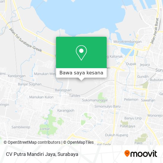 Peta CV Putra Mandiri Jaya