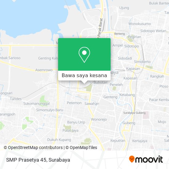 Peta SMP Prasetya 45