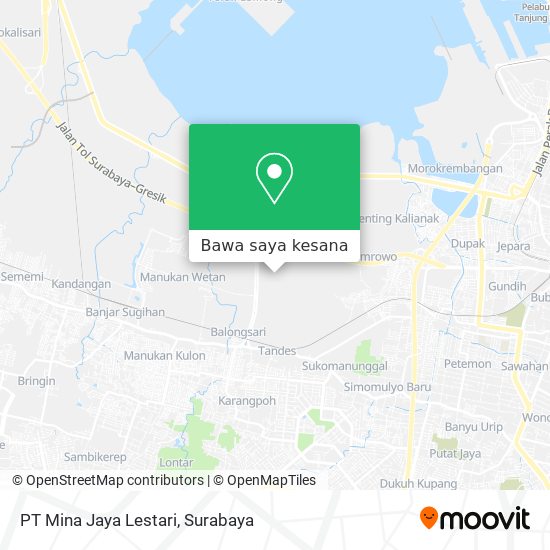 Peta PT Mina Jaya Lestari