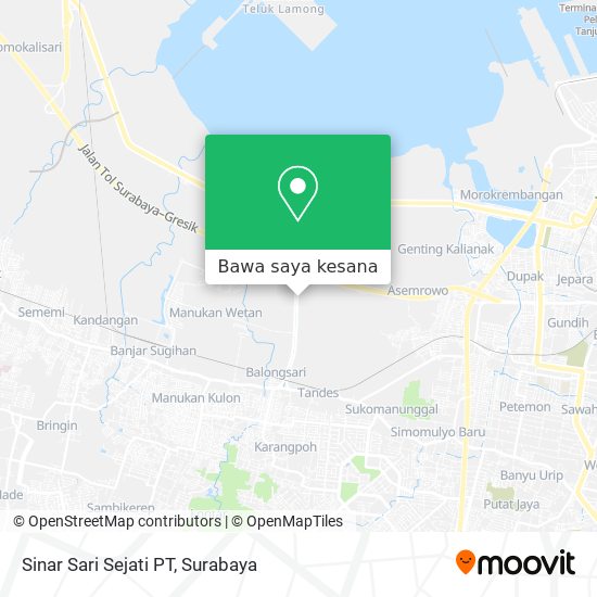 Peta Sinar Sari Sejati PT