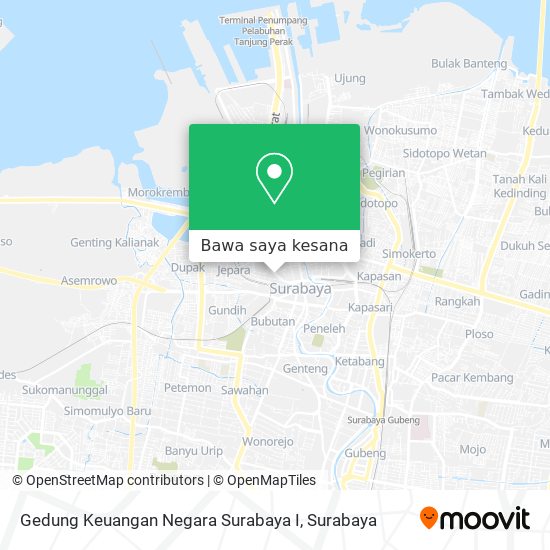 Peta Gedung Keuangan Negara Surabaya I