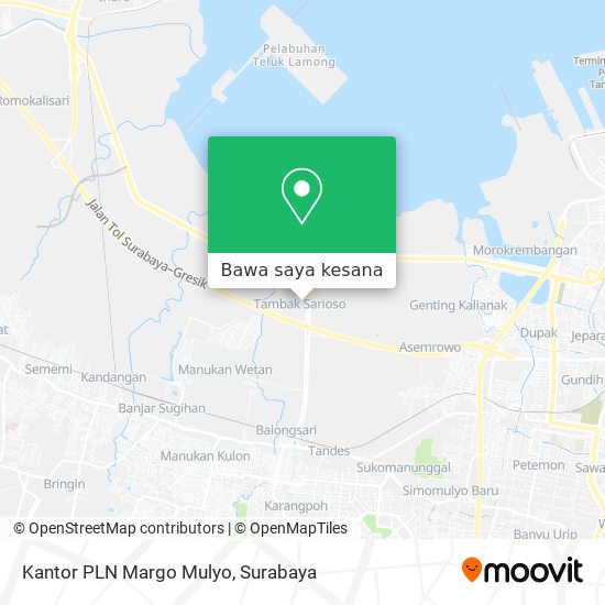 Peta Kantor PLN Margo Mulyo