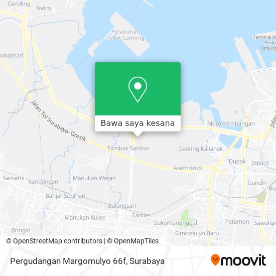 Peta Pergudangan Margomulyo 66f