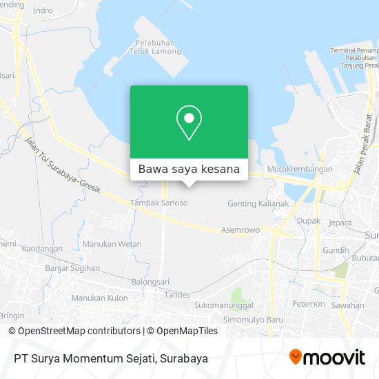 Peta PT Surya Momentum Sejati