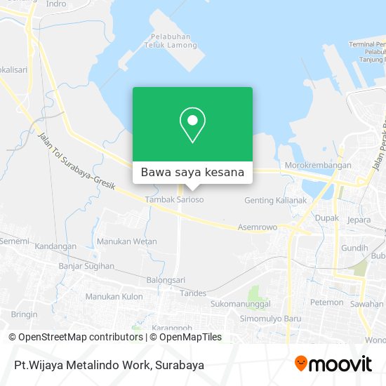 Peta Pt.Wijaya Metalindo Work